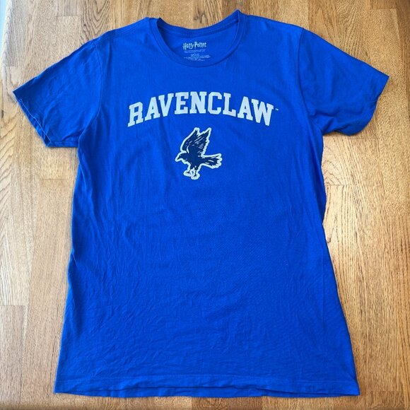 Harry Potter Ravenclaw House Blue Shirt Size Large - Picture 1 of 6